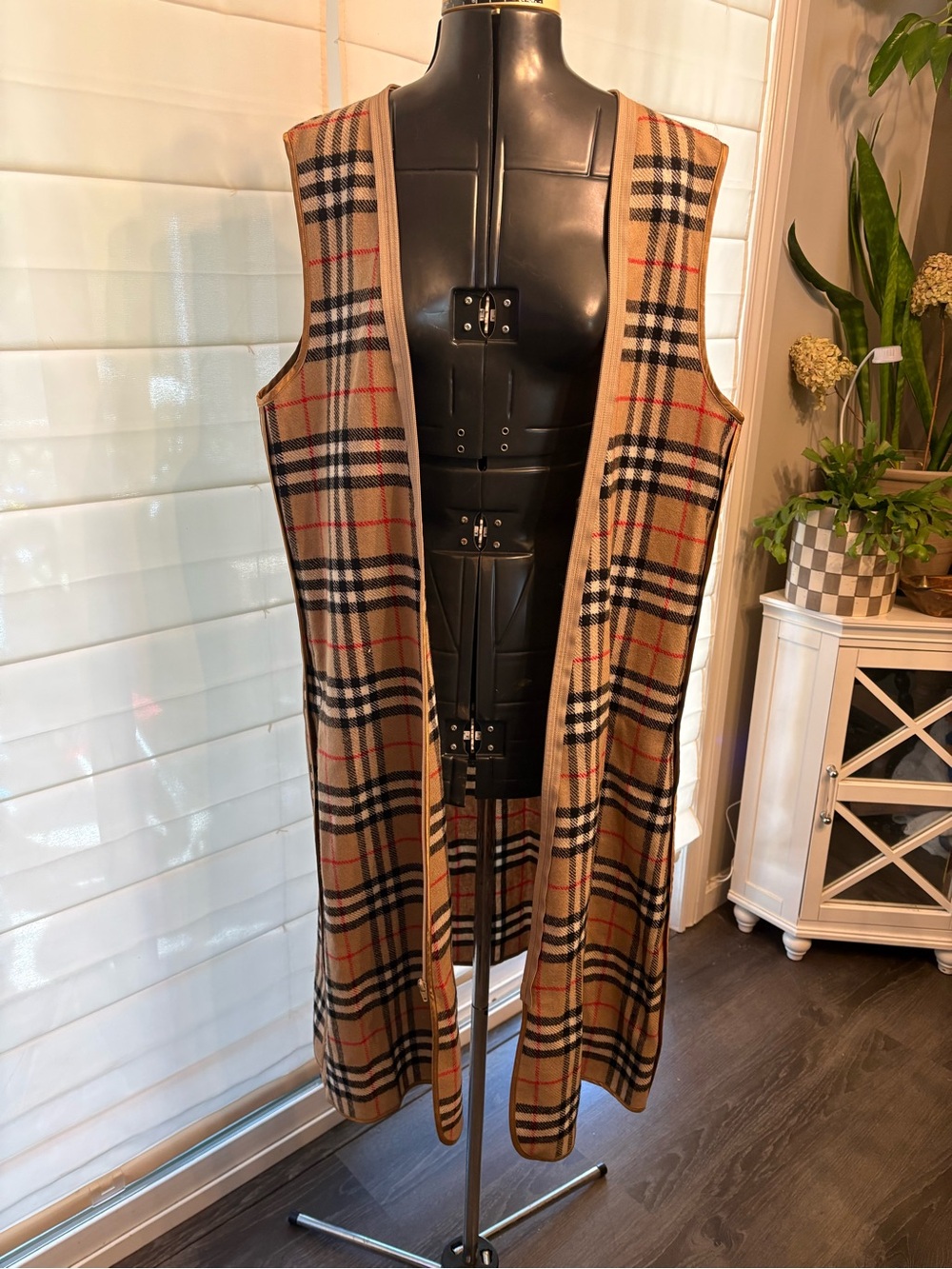 Vintage Burberry Wool Trench Coat Liner